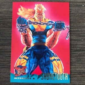 X-Men ’95 Fleer Ultra trading card: Alternate X: Sabretooth #63